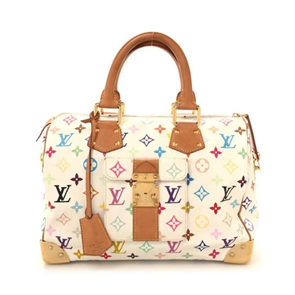 Louis Vuitton Multi Color Monogram Speedy 30 White - Picture 11 of 14